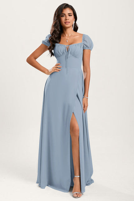 Robe Demoiselle D'Honneur Fluide Mint - gallery 2