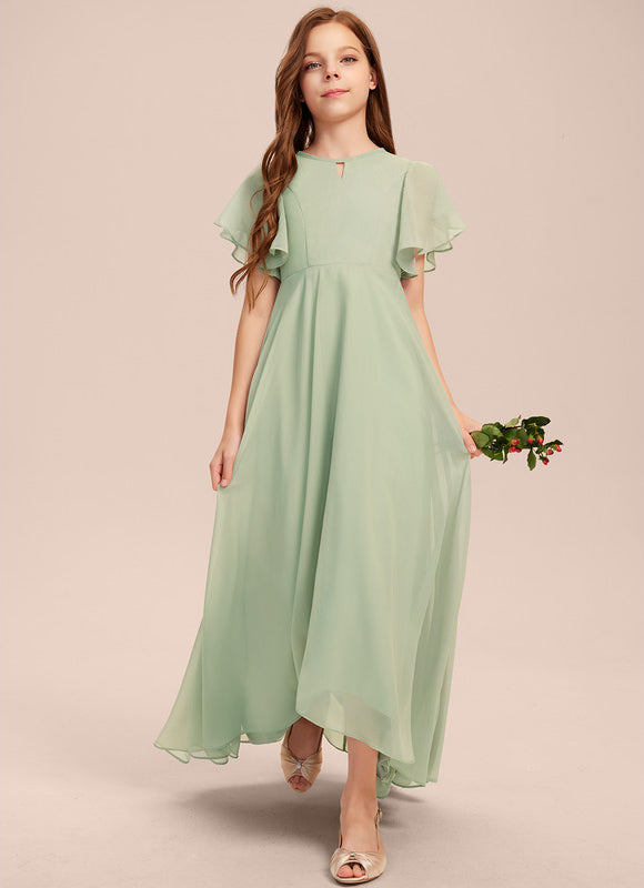 Robe Demoiselle D'Honneur Nuit Marine Fluide - gallery 7