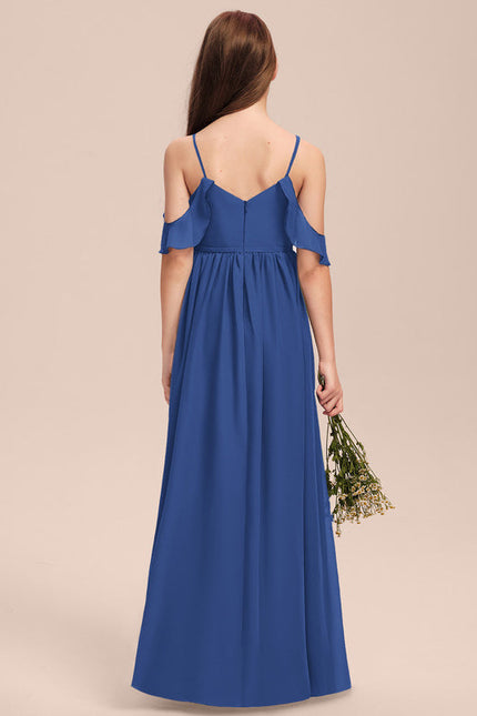 Robe Demoiselle D'Honneur Flottante Cerise - gallery 1