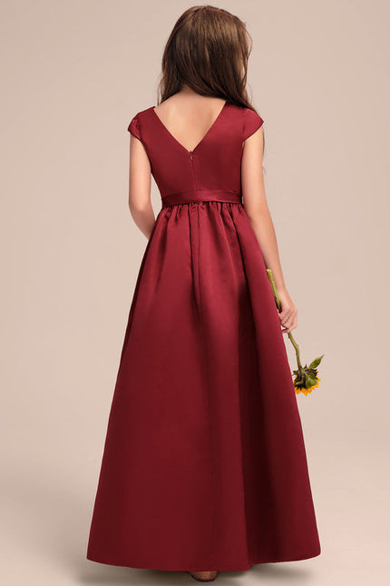 Robe Demoiselle D'Honneur Satinée Junior - gallery 3