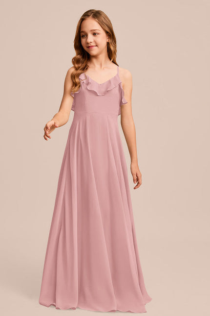 Robe Demoiselle D'Honneur Verte Éthérée