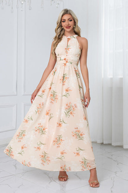 Robe Demoiselle D'Honneur Florale Légère - gallery 9