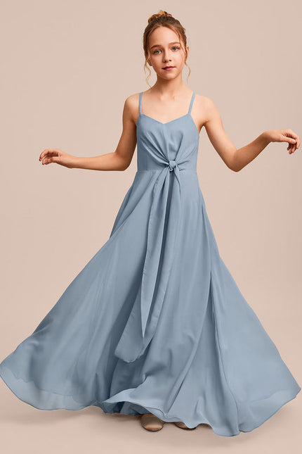 Robe Demoiselle D'Honneur Verte Éthérée - gallery 3