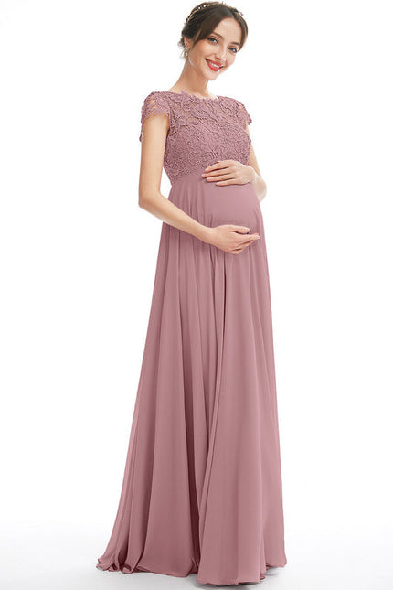 Robe Demoiselle D'Honneur Sérénade Rosée - gallery 3