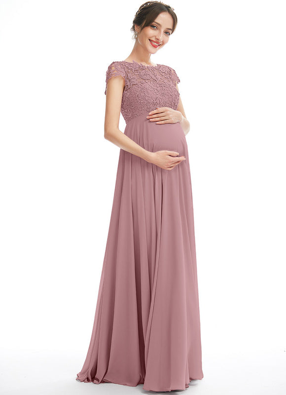 Robe Demoiselle D'Honneur Sérénade Rosée - gallery 3