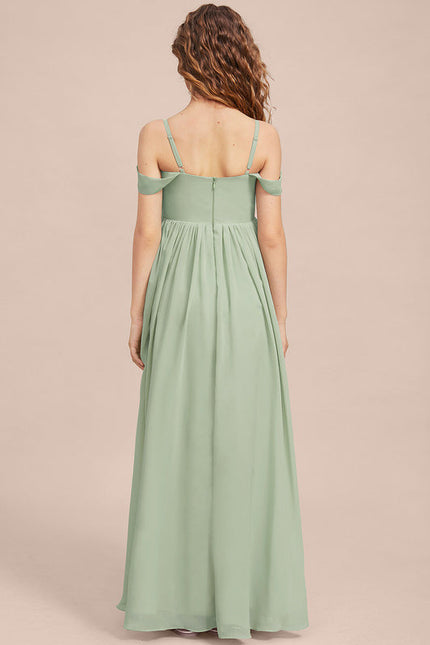 Robe Demoiselle D'Honneur Longue Épure - gallery 7