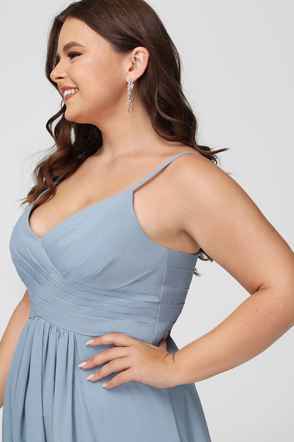 Robe Demoiselle D'Honneur Élégante Bordeaux - gallery 8