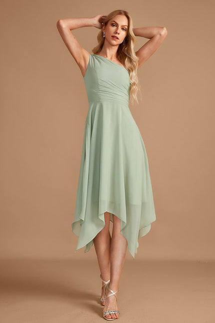 Robe Demoiselle D'Honneur Chiffon Rose - gallery 2