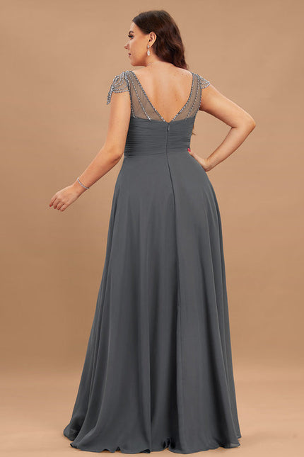 Robe Demoiselle D'Honneur Élégance Graphique - gallery 6