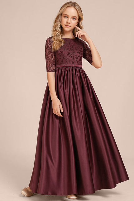 Robe Demoiselle D'Honneur Dentelle Longue - gallery 3