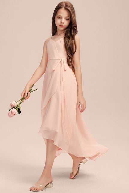 Robe Demoiselle D'Honneur Mousseline Junior - gallery 6