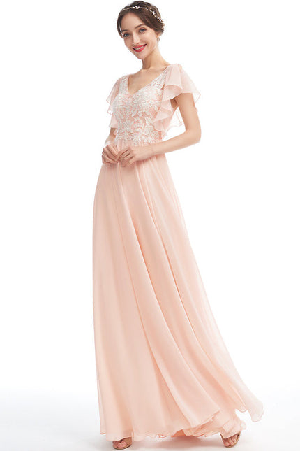 Robe Demoiselle D'Honneur Élégance Éthérée - gallery 1