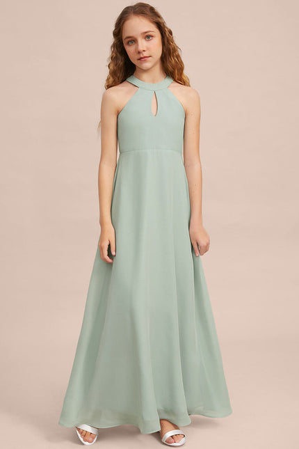 Robe Demoiselle D'Honneur Aquarelle Verte - gallery 4