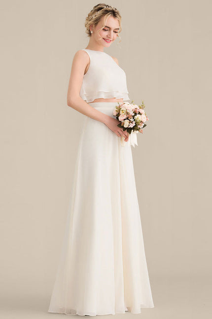 Robe Demoiselle D'Honneur Émeraude Fluide - gallery 1