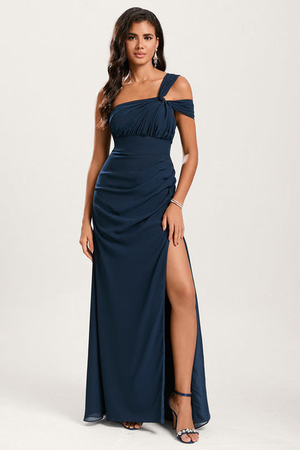 Robe Demoiselle D'Honneur Élégance Marine - gallery 7