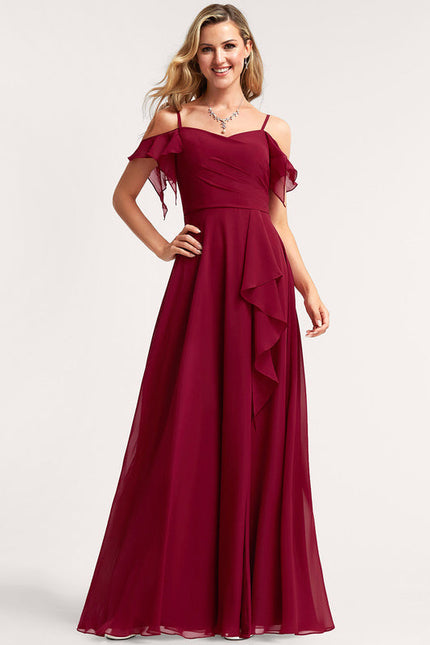 Robe Demoiselle D'Honneur Fluide Ciel - gallery 2