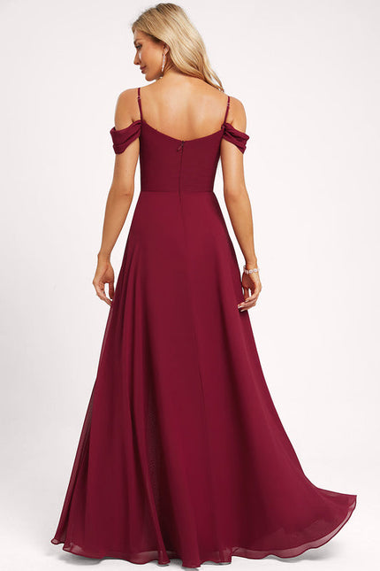 Robe Demoiselle D'Honneur Vaporeuse Rubis - gallery 3