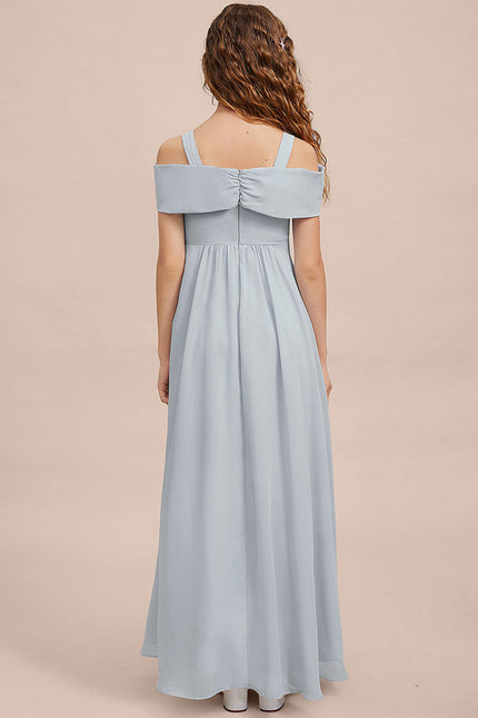 Robe Demoiselle D'Honneur Flottante Cerise - gallery 6