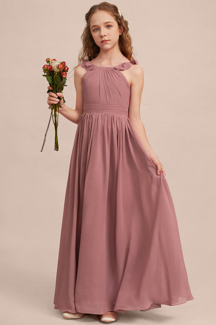 Robe Demoiselle D'Honneur Flottante Poudrée - gallery 1