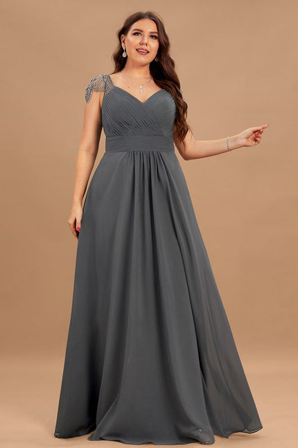 Robe Demoiselle D'Honneur Élégance Graphique - gallery 9