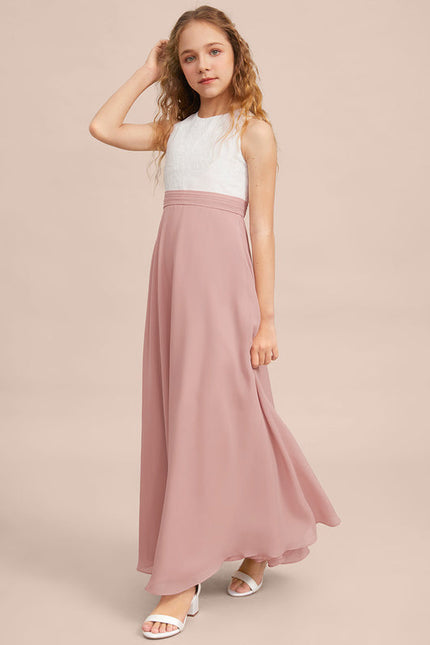 Robe Demoiselle D'Honneur Élégante Enfantine - gallery 5