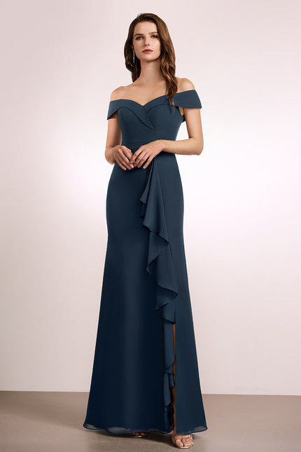 Robe Demoiselle D'Honneur Bordeaux Chic - gallery 1