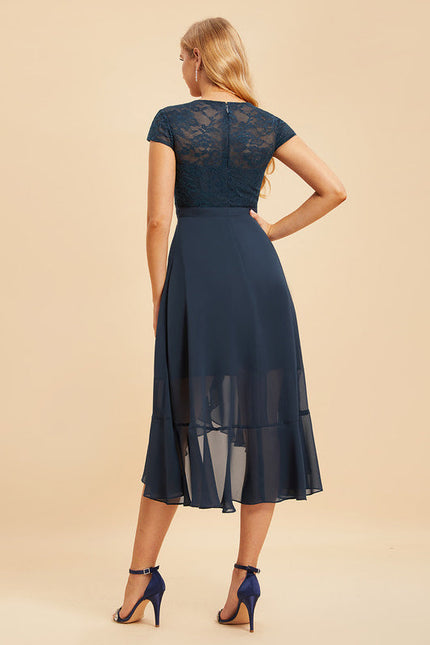 Robe Demoiselle D'Honneur Aérienne Indigo - gallery 1