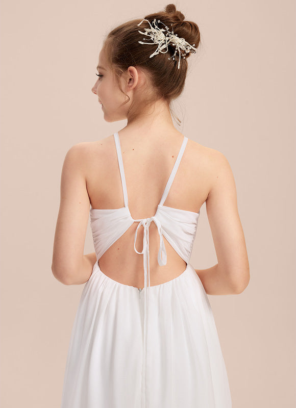 Robe Demoiselle D'Honneur Nuit Marine Fluide - gallery 3