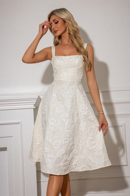 Robe Demoiselle D'Honneur Courte Rose - gallery 5