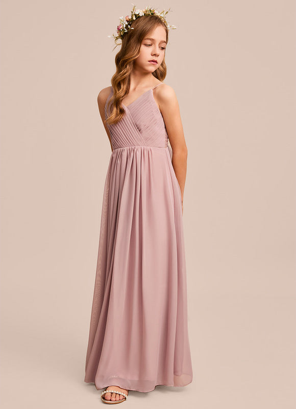 Robe Demoiselle D'Honneur Verte Éthérée - gallery 2