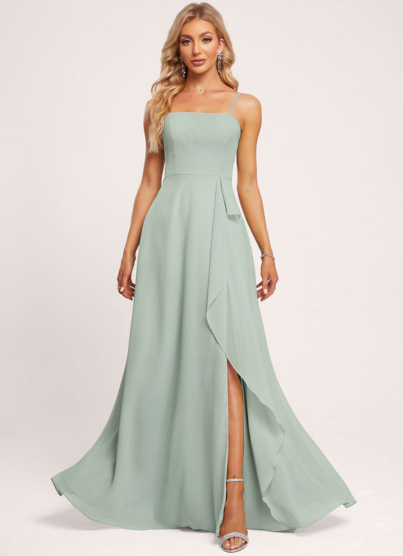 Robe Demoiselle D'Honneur Fluide Mint