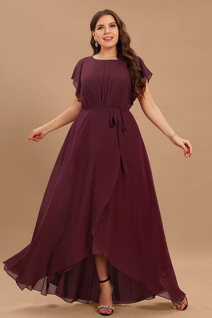 Robe Demoiselle D'Honneur Trapèze Fluidité Élégante - gallery 4