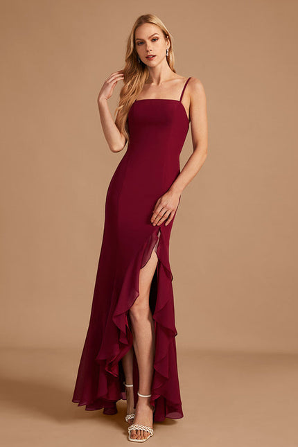 Robe Demoiselle D'Honneur Rose Drapée - gallery 5