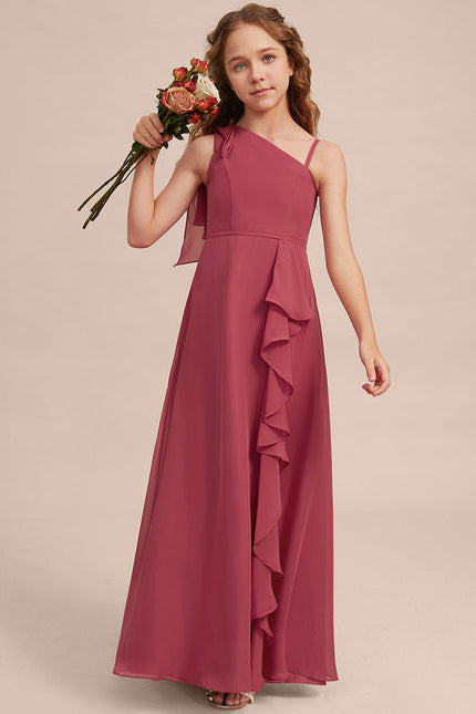 Robe Demoiselle D'Honneur Flamme Framboise - gallery 5