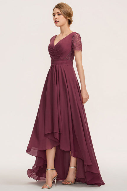 Robe Demoiselle D'Honneur Dentelle Marine - gallery 4