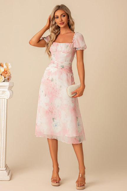 Robe Demoiselle D'Honneur Légère Pastel - gallery 1