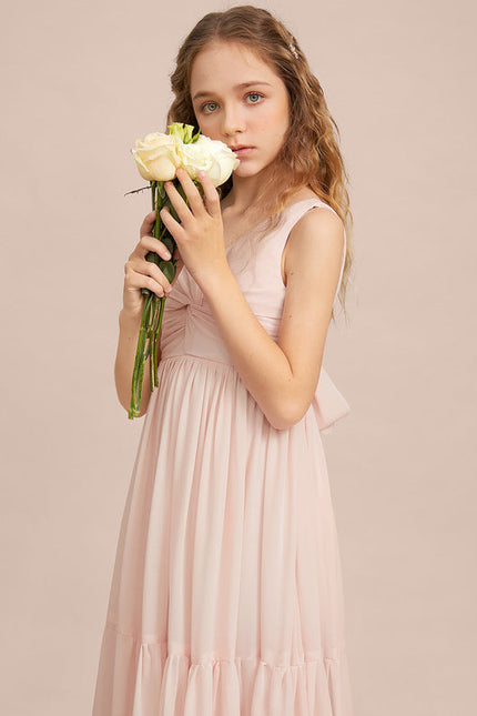 Robe Demoiselle D'Honneur Verte Éthérée - gallery 1