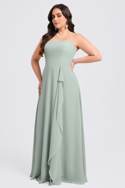 Robe Demoiselle D'Honneur Fluide Mint - gallery 8