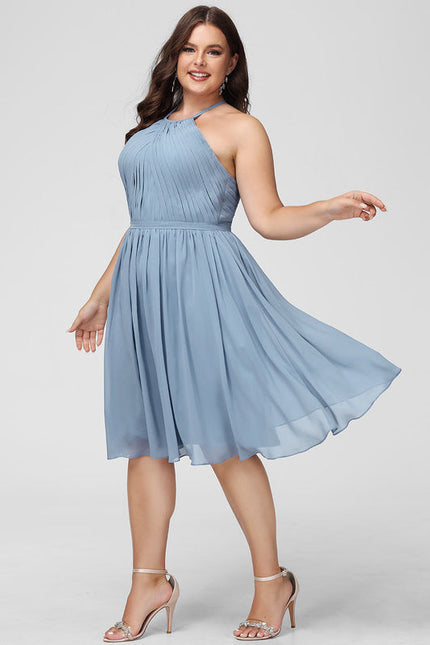 Robe Courte Demoiselle D'Honneur Femme - gallery 8