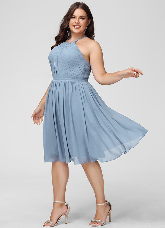 Robe Courte Demoiselle D'Honneur Femme - gallery 8