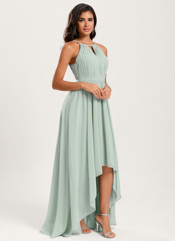 Robe Demoiselle D'Honneur Aérienne Pêche - gallery 1