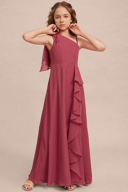 Robe Demoiselle D'Honneur Flamme Framboise - gallery 3