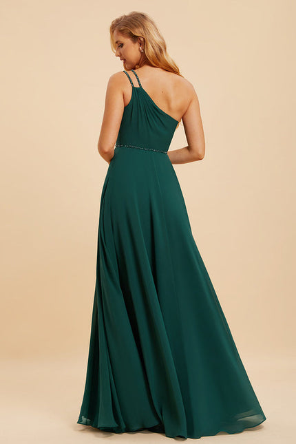 Robe Demoiselle D'Honneur Éclat Vert Émeraude - gallery 1