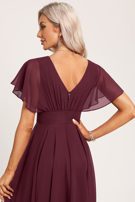 Robe Demoiselle D'Honneur Trapèze Fluidité Élégante - gallery 6