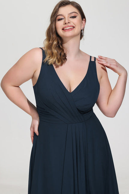 Robe Demoiselle D'Honneur À Volants Rose Pâle - gallery 9