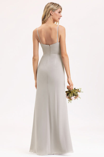 Robe Demoiselle D'Honneur Mousseline Épurée - gallery 5