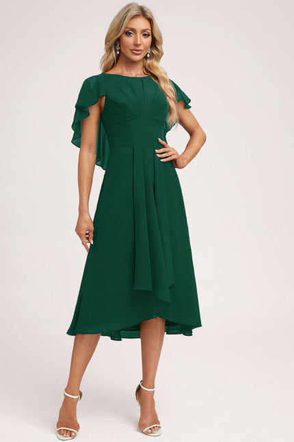 Robe Demoiselle D'Honneur Trapèze Fluidité Élégante - gallery 1