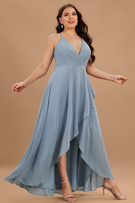 Robe Demoiselle D'Honneur Mousseline Aérienne - gallery 7