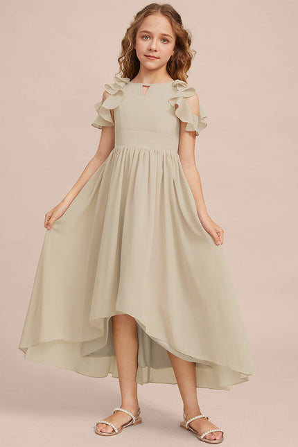 Robe Demoiselle D'Honneur Nuit Marine Fluide