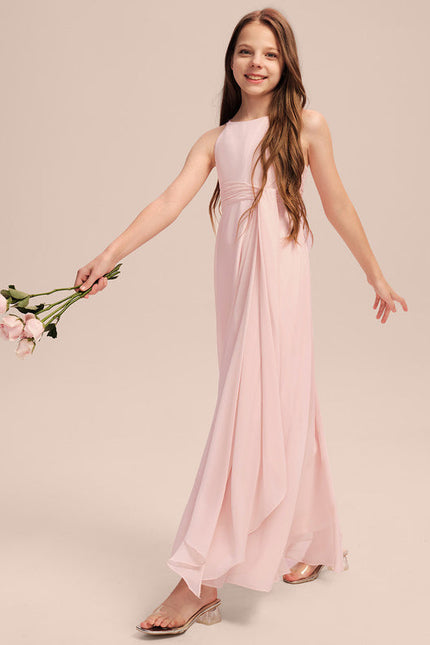 Robe Demoiselle D'Honneur Flottante Prune - gallery 4